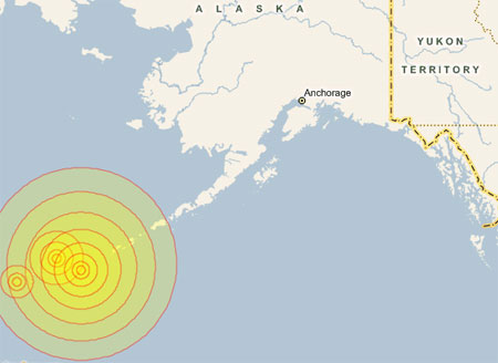 Động đất 7,4 độ Richter gây cảnh báo sóng thần ở Mỹ