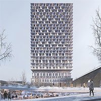 Dự án xây tòa tháp cao 85m bằng gỗ