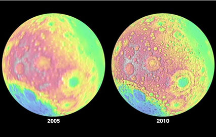 Dữ liệu hình ảnh mặt trăng được gửi về từ tàu vũ trụ trinh sát