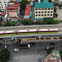 Hà Nội: Vận hành thử tuyến đường sắt trên cao đoạn Nhổn – Cầu Giấy