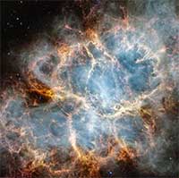 Hé lộ hình ảnh chưa từng thấy của Tinh vân Con Cua qua Kính thiên văn James Webb