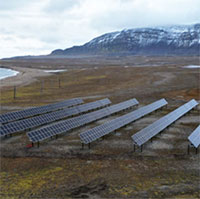 Hệ thống pin mặt trời gần cực Bắc nhất sắp hoạt động