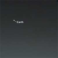 Hình ảnh Trái đất nhìn từ các hành tinh khác trong vũ trụ