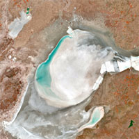 Hồ nước lớn thứ hai Thổ Nhĩ Kỳ biến mất do biến đổi khí hậu