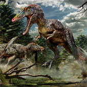 Hóa thạch khủng long bạo chúa mũi dài như 