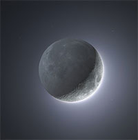 Hôm nay, “ánh sáng DaVinci” hiện ra khi 2 hành tinh thẳng hàng Mặt trăng