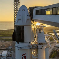 Hôm nay, phi hành đoàn NASA rời Trái đất bằng hệ thống phóng của SpaceX