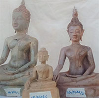 Lào tiếp tục phát hiện tượng Phật cao 2 mét gần sông Me Kong
