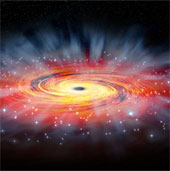 Lỗ đen khổng lồ của thiên hà 