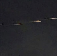 Mảnh vỡ từ trạm ISS thắp sáng bầu trời California