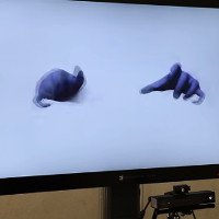 Microsoft trình diễn công nghệ tương tác với vật thể ảo trên màn hình qua cử chỉ bàn tay