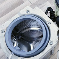 Một phần ba trọng lượng của máy giặt cửa ngang là bê tông