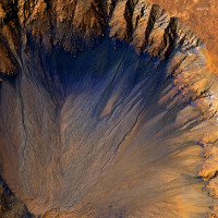 Mưa thiên thạch khổng lồ ươm mầm sự sống trên sao Hỏa