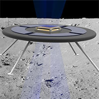 Mỹ thiết kế đĩa bay thám hiểm Mặt trăng