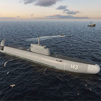 Nga chế tạo tàu tuần tra lai đầu tiên có khả năng lặn như tàu ngầm