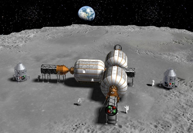 Nga xây dựng tàu vũ trụ có người lái trên mặt trăng
