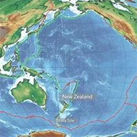 Ngoài khơi New Zealand, Trái đất đang tự nuốt đại dương