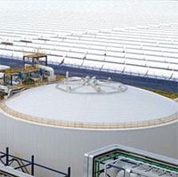 Nhà máy nhiệt điện mặt trời máng cong lớn nhất Trung Quốc
