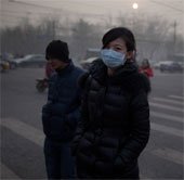 Nhật báo động ô nhiễm không khí nghi từ Trung Quốc