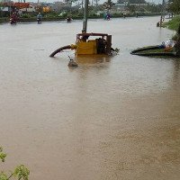 Nhiều nơi ở Hà Nội đã ngập nặng