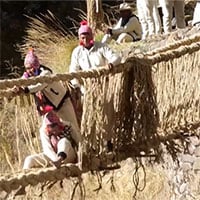 Peru khôi phục cầu dây 500 năm tuổi của người Inca