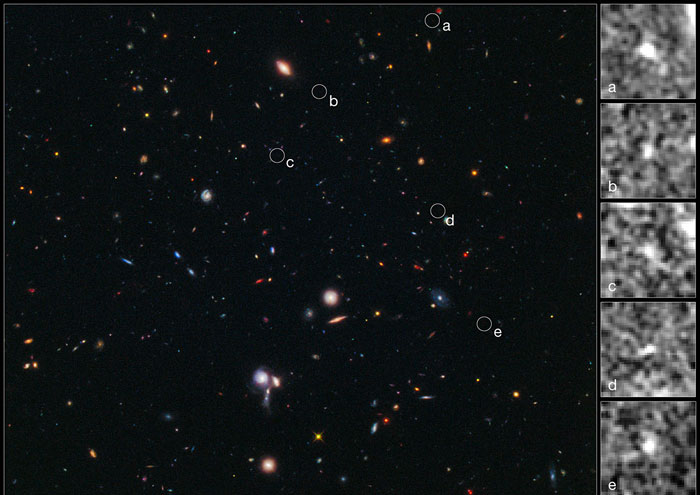 Phát hiện cụm thiên hà xa chưa từng thấy