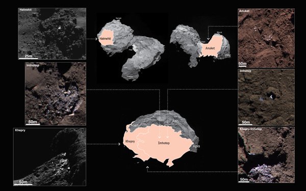 Phát hiện dấu hiệu của nước trên bề mặt sao chổi