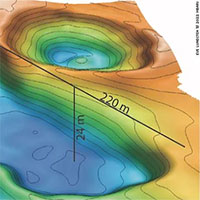 Phát hiện hố sâu khổng lồ ở đáy Bắc Băng Dương