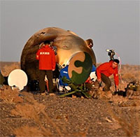 Phi hành gia trở về Trái đất sau 5 tháng trên trạm Thiên Cung