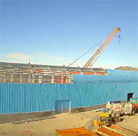 Quá trình xây dựng tòa nhà nghiên cứu mới ở châu Nam Cực