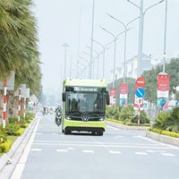 Review siêu chân thật tuyến xe buýt điện đầu tiên tại Hà Nội