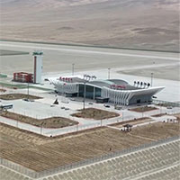 Sân bay cao 3.258m đi vào hoạt động ở Tân Cương