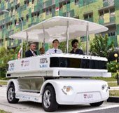 Singapore thử nghiệm xe điện không người lái