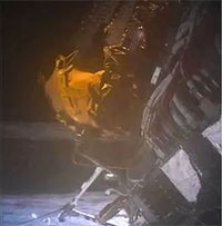 Tàu đổ bộ Mặt trăng của Mỹ gãy một chân, đối diện nguy cơ "chết" lạnh