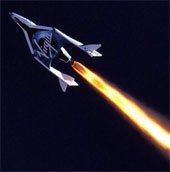 Tàu vũ trụ SpaceShipTwo thử nghiệm hiệu suất tên lửa