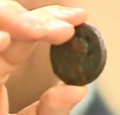 Tìm thấy đồng tiền La Mã cổ 