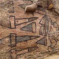 Tìm thấy tranh tường 1.000 năm tuổi bị thất lạc ở Peru