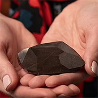 Tìm thấy viên kim cương đen 2,6 tỷ năm tuổi cực quý hiếm