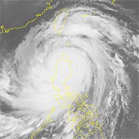 Trưa nay siêu bão Mangkhut nhiều khả năng đi vào biển Đông