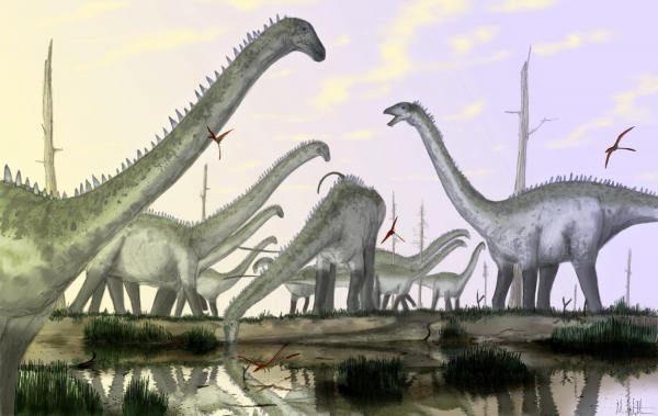 Tư thế của khủng long cổ dài hoàn toàn sai