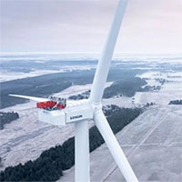 Turbine gió mạnh nhất thế giới bắt đầu sản xuất điện