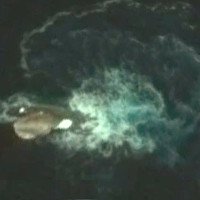 Vật thể nghi là quái vật mực dài 120m trong ảnh Google Earth