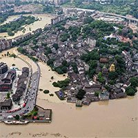 Vì sao Trùng Khánh không mưa lớn nhưng vẫn hứng lũ lịch sử?