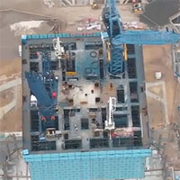 Video: Cỗ máy xây nhà chọc trời của Trung Quốc hoạt động thế nào?
