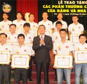 Vinh danh đội vô địch robocon châu Á - Thái Bình Dương 2014