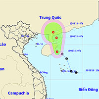 Xuất hiện áp thấp nhiệt đới trên biển Đông, mưa giông trên cả nước