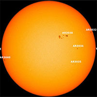 Xuất hiện vết đen Mặt trời lớn gấp 3 lần Trái đất
